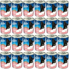 Felix Somon Alabalıklı Kedi Konservesi 400 gr 24 Adet Lezzetli ve Besleyici Mama