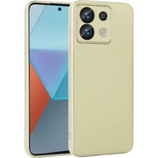 Gpack Xiaomi Redmi Note 13 Pro 5g Kılıf Premier Kamera Korumalı Mat Silikon Gold