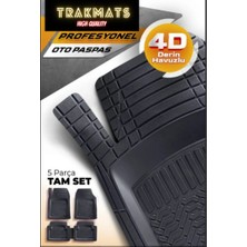 Trakmats Volkswagen Golf 5 2006 4d Universal Su Geçirmez Oto Halı Ada Siyah