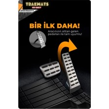 Trakmats Dacia Sandero 2015 4d Universal Su Geçirmez Oto Halı Ada Siyah