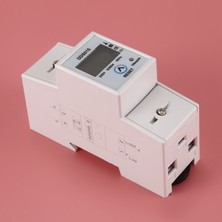 Nanlıy- Din Raylı Tek Fazlı Wattmetre Tüketimi Watt Elektronik Enerji Ölçer Kwh 5-80A 230V Ac 50Hz Sıfırlama Fonksiyonlu (Yurt Dışından)