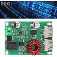 Soxii XH-M224 Çift USB Çıkış Modülü Gerilim Dönüştürücü Redüktör Regülatör Kartı Ff (Yurt Dışından)