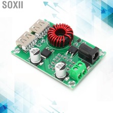 Soxii XH-M224 Çift USB Çıkış Modülü Gerilim Dönüştürücü Redüktör Regülatör Kartı Ff (Yurt Dışından)