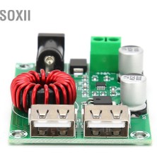 Soxii XH-M224 Çift USB Çıkış Modülü Gerilim Dönüştürücü Redüktör Regülatör Kartı Ff (Yurt Dışından)
