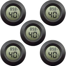 5'li Paket Higrometre Termometre Dijital LCD Monitör Nem Ölçer Ölçer Nemlendiriciler Nem Alma Cihazları Gre (Yurt Dışından)