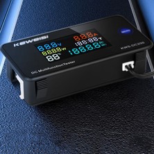 Flyeer Keweısı Dc 0-200 V Voltmetre Ampermetre Kws Güç Enerji Ölçer LED Dijital Dc Wattmetre Elektrik Ölçer, 10A (Yurt Dışından)