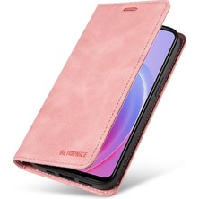 Bdt Shop Oppo A96 5g Manyetik Folio Cüzdan Pu Deri Koruyucu Telefon Kılıfı (Yurt Dışından)