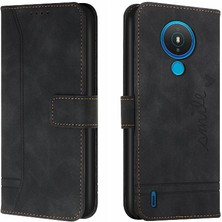 Bdt Shop Nokia 1.4 Flip Folio Cüzdan Manyetik Kapatma Kart Yuvaları Pu Için Telefon Kılıfı (Yurt Dışından)