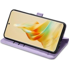 Bdt Shop Oppo Oppo 8t 5g Flip Için Karikatür Hayvanlar Kısa Kayış Deri Telefon Kılıfı (Yurt Dışından)