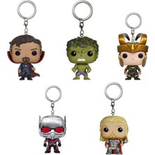 Jelang Marvel Anime Figürü Avengers Hulk Loki Kawaii Aksiyon Şekilli Kalıp Anahtarlık Kolye Sırt Çantası Dekor Karikatür Çocuk Oyuncakları Hediye (Yurt Dışından)