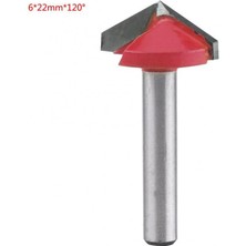 Jelang Tungsten Çelik Ağaç Işleme Cnc Router Bit Keskin V Oluk Kesme Aleti 6mm Mil (Yurt Dışından)