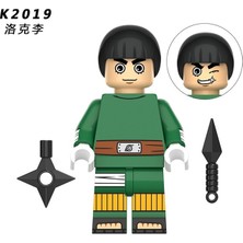 Jelang Yeşil Kedi Stokta Naruto Minifigures Oyuncaklar Rock Lee Aburame Shino Figürler Yapı Taşları Çocuk Oyuncak (Yurt Dışından)