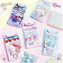 Jelang Sanrioed Kawaii Karikatür El Kitabı Etiket Seti My Melody Cinnamoroll Kuromi Purin Köpek Anime Zarf Sızdırmazlık Etiket Sevimli Çocuk Hediye (Yurt Dışından)