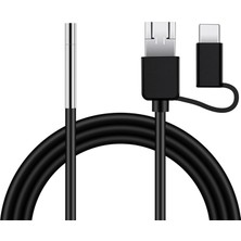 Jelang 3'ü 1 Arada Type-C Hd Endoskop Suya Dayanıklı USB 3.9mm 1m Kamera Yükseltme Kiti (Yurt Dışından)