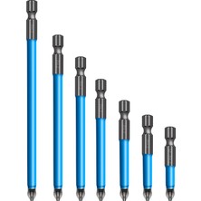 Jelang Manyetik Kaymaz Matkap Ucu 7 Adet Ph2 Phillips Uç Seti Tornavida Matkap Ucu Sevıch (Yurt Dışından)