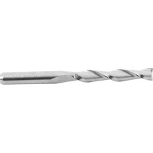 Jelang Freze Frezesi -10 x 1/8 Inç Karbür Cnc Çift/iki Flüt Spiral Uçları-Gümüş (Yurt Dışından)