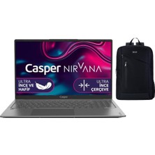 Casper Nirvana X600.5500-BV00X-G-F Amd Ryzen 5 5500U 16GB 1tb SSD Windows 11 Pro 15.6" Taşınabilir Bilgisayar + Boz Çanta