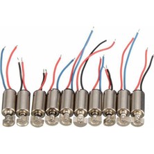 Pergyi 10 Adet Mini Cep Telefonu Çekirdeksiz Titreşim Motoru 4X8MM Dc 1.5-3 V Rc Oyuncaklar (Yurt Dışından)