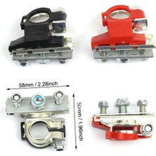 Pergyi 1 Çift 12V 24V Otomotiv Araba Üst Direk Akü Kutup Başları Tel Kablo Kelepçesi Terminal Konnektörleri Araba Aksesuarları (Yurt Dışından)