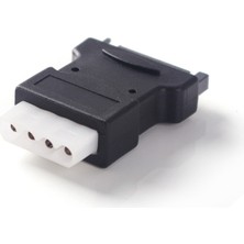 Pergyi 15PIN Sata Seri Ata Erkek - Molex Ide 4 Pin Dişi Mf Sabit Disk Adaptörü (Yurt Dışından)