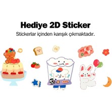 Vagonlife VGN2275-T Mor 1100ML Çocuk Pipetli/pipetsiz Kullanım Su Matarası -Askılı- -Çıkartma Hediyeli