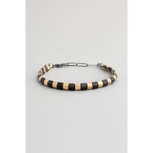 So CHIC Hematit Taşlı Gümüş Erkek Bileklik