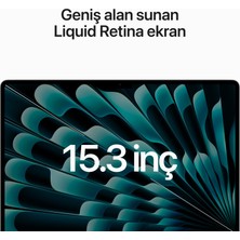 Apple MacBook Air M2 Çip 8gb 512GB SSD Macos 15" Taşınabilir Bilgisayar Gümüş MQKT3TU/A