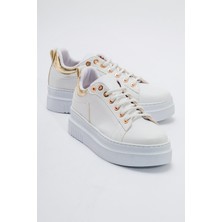 Ccway Kadın Spor Ayakkabı BEYAZ ALTIN