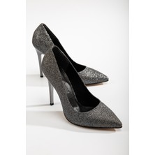 Ccway Kadın Stiletto PLATİN SİM