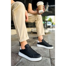Chekich CH979 Santoni Gbt Spor Erkek Ayakkabı Sıyah/beyaz