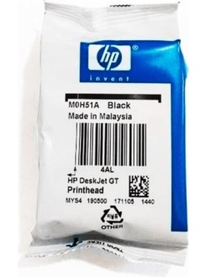 Hp GT51 M0H51A Siyah Orjinal Baskı Kafası Kartuşu