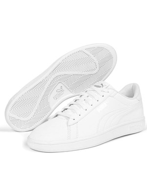 Puma Smash 3.0 L Erkek Günlük Ayakkabı 390987 18 Beyaz