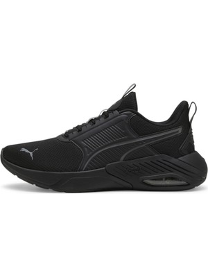 Puma X-Cell Nova Fs Koşu Ayakkabısı Erkekler İçin Siyah Nefes Alabilir Yapı ve Kauçuk Taban