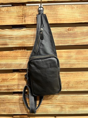 Mona Etnik El Yapımı Gerçek Deri Çapraz Bel çantası