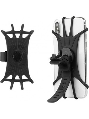 Temiz Pazar Esnek Silikon Örümcek Bisiklet Telefon Tutucu