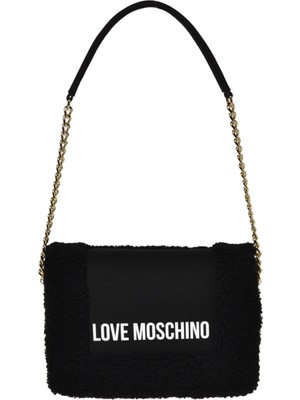 Love Moschino Siyah Kadın 16X23X7 cm Çapraz Çanta JC4292PP0HKY100A