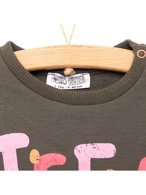 Hello Baby Hellobaby Basic Sweatshirt Unisex Bebek