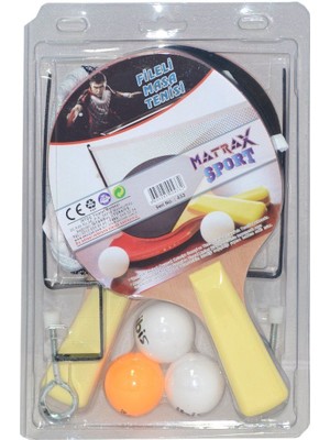Open Cart Akdenizpos  UG01 433 Akçiçek, Fileli Raket Seti (Yeni)