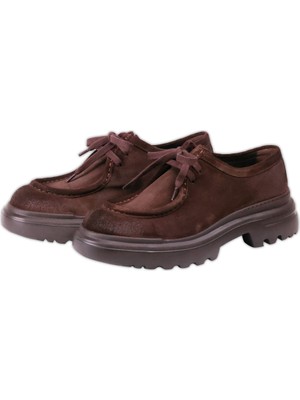 Yetiş Luxury Içi Dışı %100 Hakiki Deri El Yapımı Süet Casual Ayakkabı