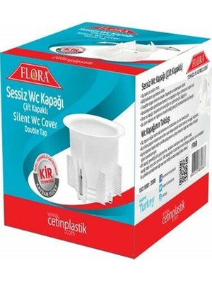 Toptan Bulurum Toptanbulurum Flora F068 Çift Kapaklı Sessiz Wc Kapağı