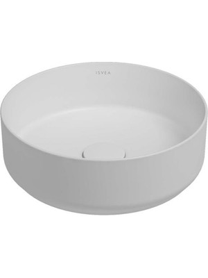 Isvea Infinity Tezgah Üzeri Lavabo 36CM Mat Beyaz