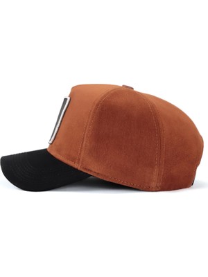 Black Börk Blackbörk V1 Baseball Boss - 4sb Kod Logolu Unisex Camel-Lacivert Siperli Şapka (Cap)