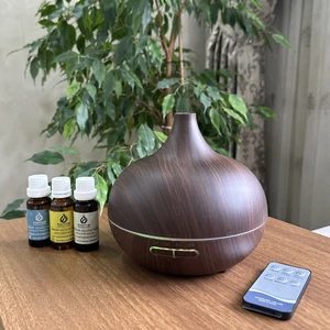 500 ml Aromaterapi Difüzör Ultrasonik Buharlı Oda Nemlendirici Hava Yayıcı