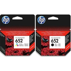 Hp 652 F6V24A / F6V25A Orjinal Siyah ve Renkli Avantaj Paket Kartuş
