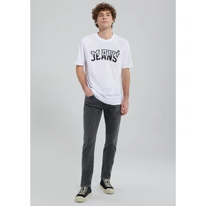 Jeans Baskılı Beyaz Tişört 0612008-620