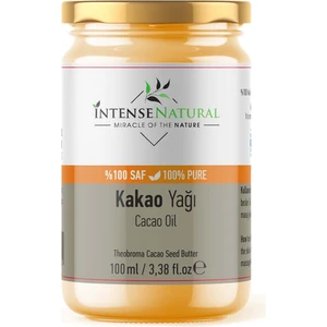 Intense Natural Kakao Çekirdeği Yağı Soğuk Sıkım 100 ml %100 Saf ve Doğal Cacao Butter Oil