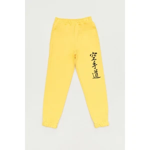 Fullamoda Baskılı Beli Lastikli Jogger Unisex Çocuk Eşofman Altı