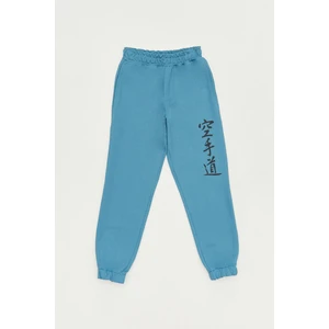 Fullamoda Baskılı Beli Lastikli Jogger Unisex Çocuk Eşofman Altı