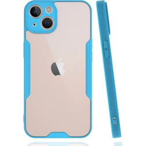 Iphone 14 Plus Kılıf Platin Silikon - Mavi 300099