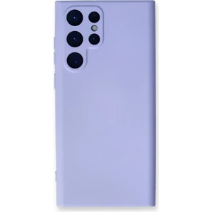 Samsung Galaxy S23 Ultra Kılıf Nano Içi Kadife  Silikon - Lila 300099